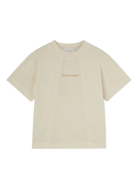  Palm Angels Kids Newcuts T-shirt - Neutrals 
