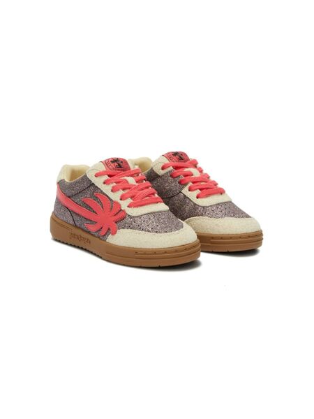  Palm Angels Kids Palm Beach University Sneakers - Silver 