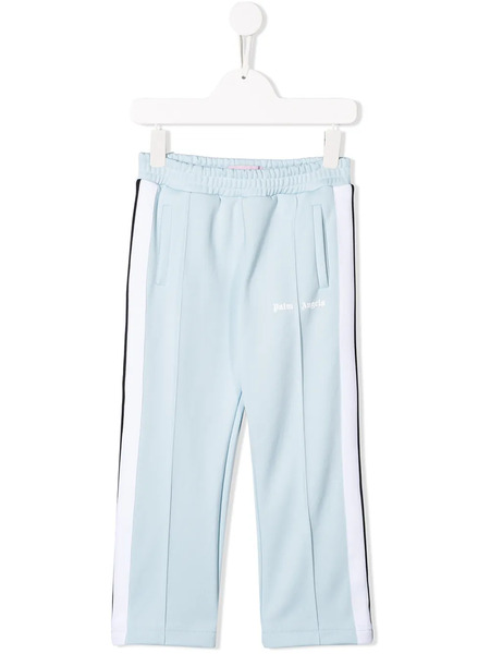  Palm Angels Kids Side Stripe Track Trousers - Blue 