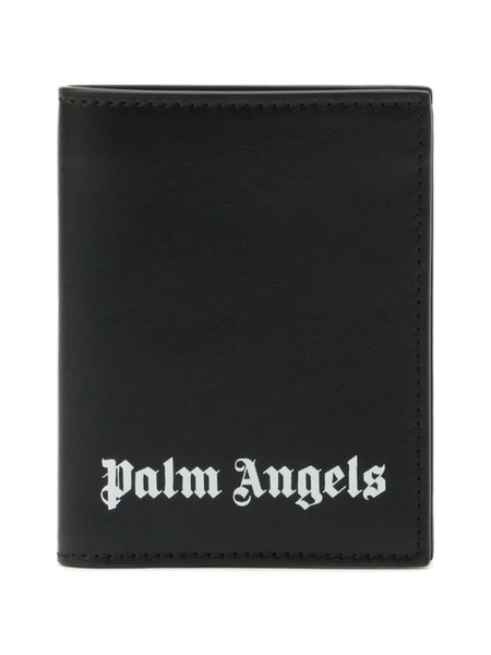  Palm Angels Logo Bifold Wallet - Black 