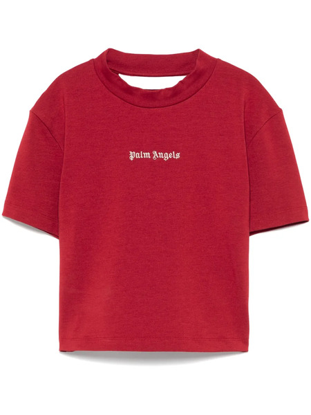  Palm Angels Logo-embroidered T-shirt 