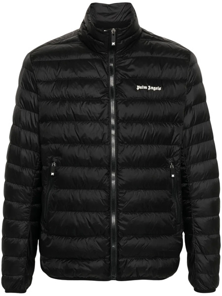  Palm Angels Logo-print Padded Jacket - Black 