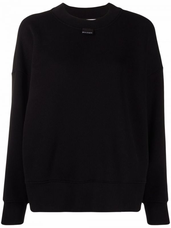  Palm Angels Logo-print Sweatshirt - Black 