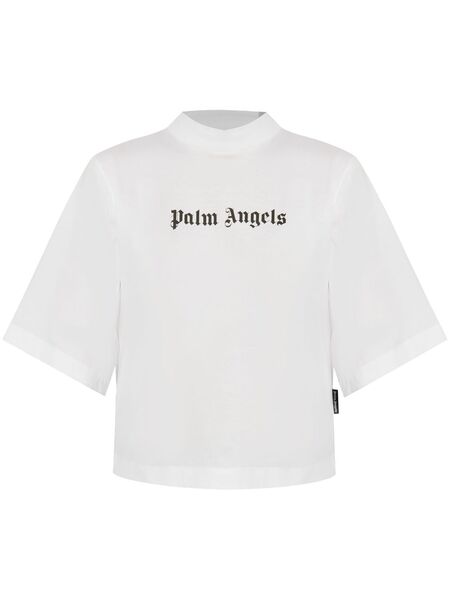  Palm Angels Logo-print T-shirt - White 
