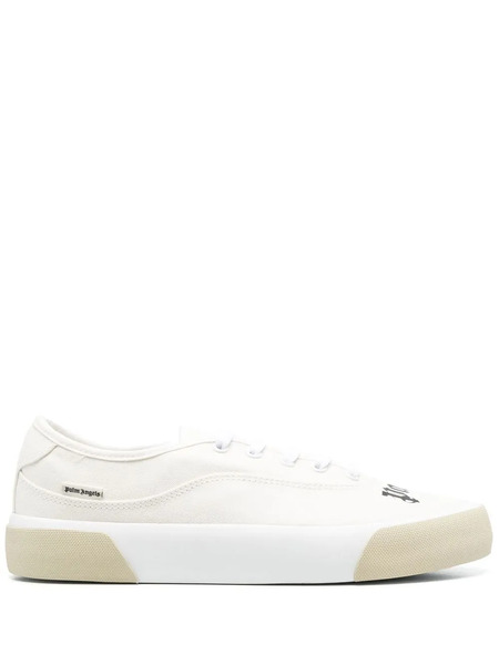  Palm Angels Logo Skaters Sneakers - White 