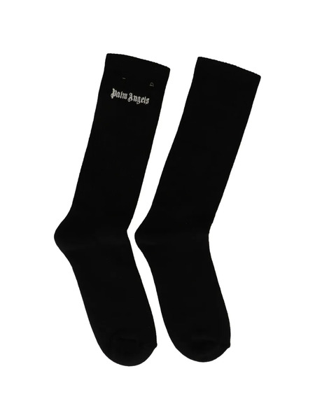  Palm Angels Logo Socks - Black 
