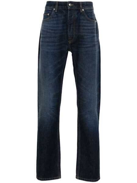  Palm Angels Mid-rise Straight-leg Jeans - Blue 
