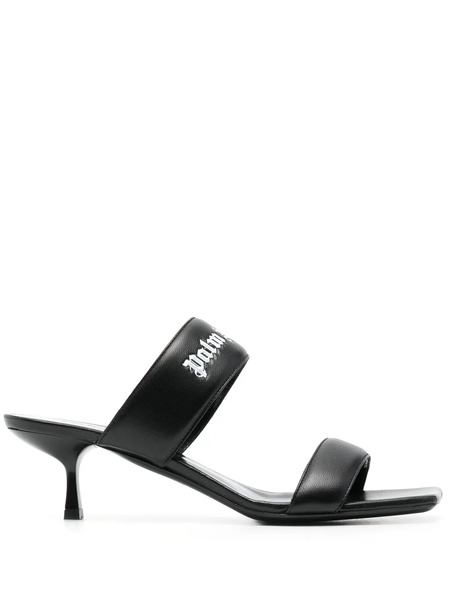  Palm Angels 45mm Logo-band Leather Sandals - Black 