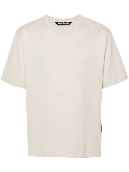  Palm Angels Pa Monogram T-shirt - Neutrals 