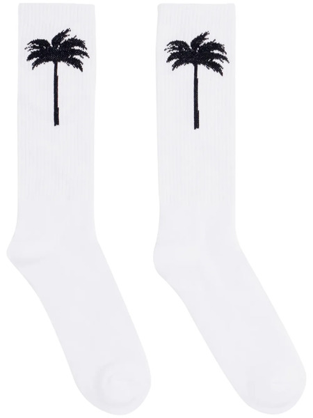  Palm Angels Palm Socks - White 