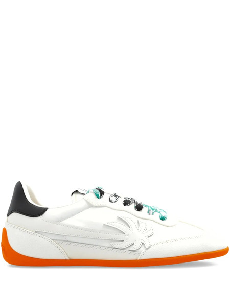  Palm Angels Palm Tree Lace-up Sneakers - White 