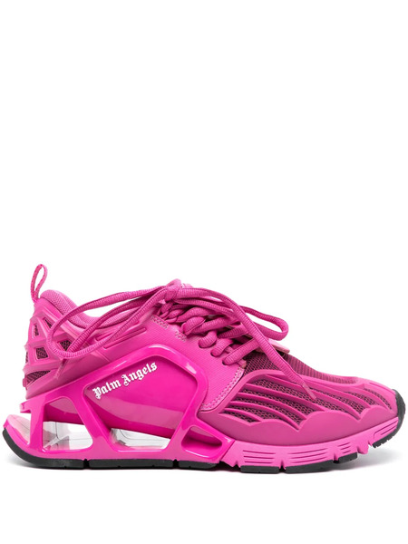  Palm Angels Palm Web Low-top Sneakers - Pink 