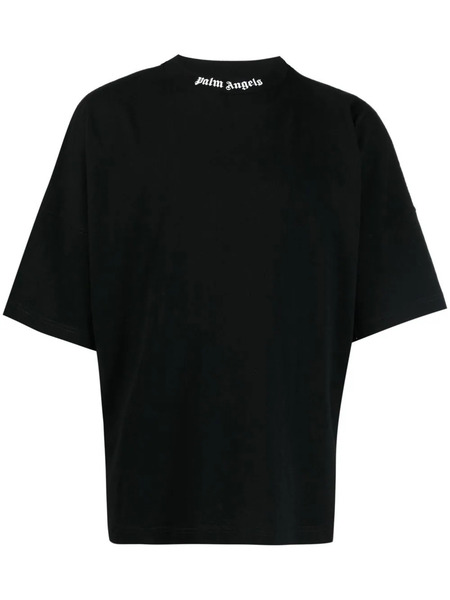  Palm Angels Rear Logo Print T-shirt - Black 
