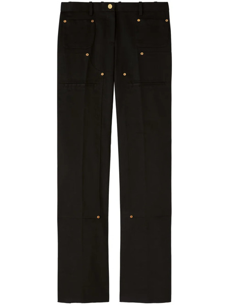  Palm Angels Straight-leg Cargo Trousers - Black 