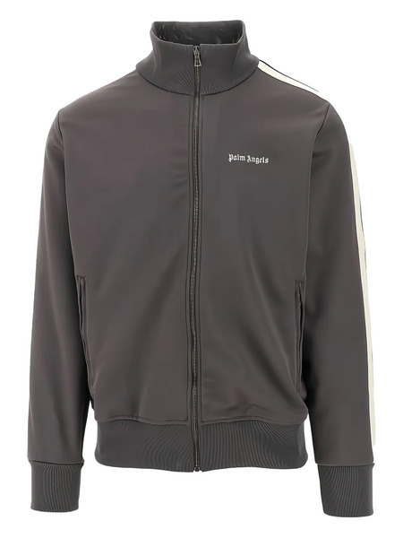  Palm Angels Stripe-detail Long-sleeves Jacket - Grey 