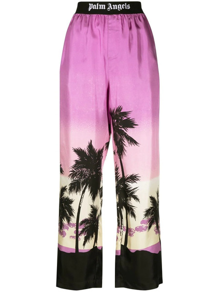  Palm Angels Sunset Pajama Pants - Purple 