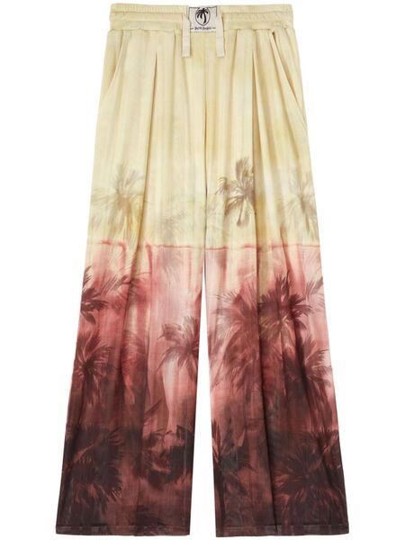  Palm Angels Sunset Palms Trousers - Neutrals 
