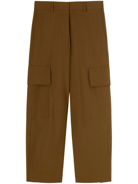  Palm Angels Tapered Cargo Trousers - Brown 