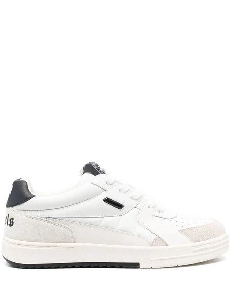 Palm Angels University Leather Sneakers - White 