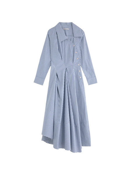  Palmer//harding Hold Close Midi Dress - Blue 