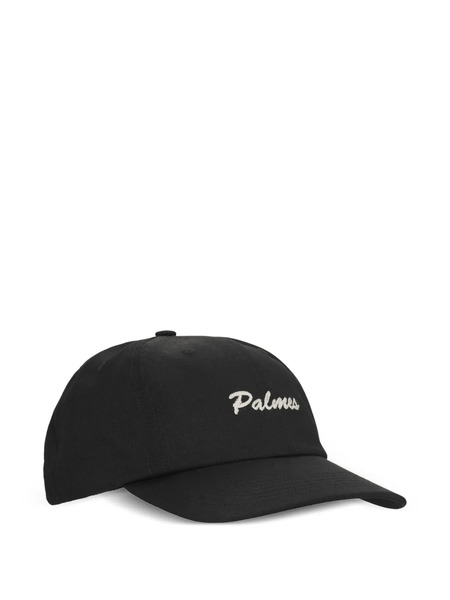  Palmes Logo 6 Panel Baseball Cap - Black 