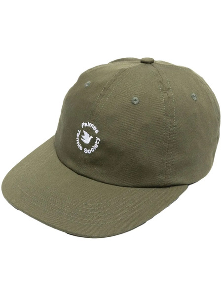  Palmes Logo Print Cap - Green 