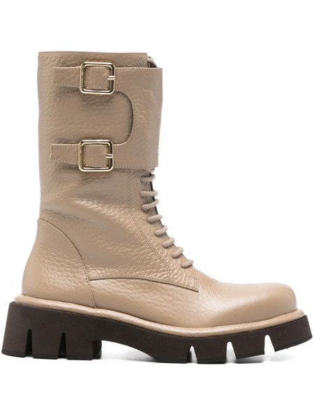  Paloma Barceló Buckle-detail Boots - Neutrals 