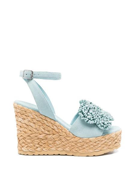 Paloma Barceló Elisa Suede Sandals - Blue 