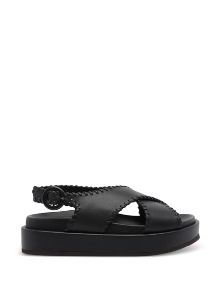  Paloma Barceló Open-toe Buckle-fastening Sandals - Black 