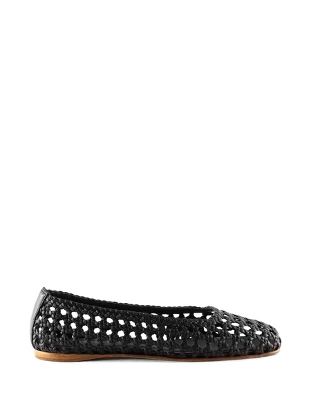  Paloma Barceló Round-toe Ballet Flats - Black 
