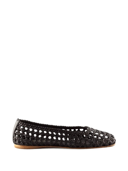  Paloma Barceló Woven Ballet Flats - Black 