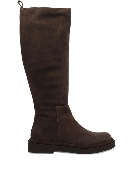  Paloma Barceló Zip-detail Suede Boots - Brown 