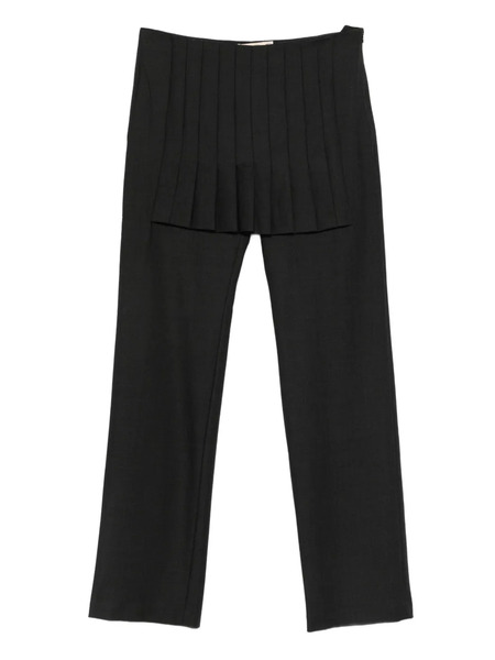  Paloma Wool Andrale Skirt-appliqué Trousers - Black 