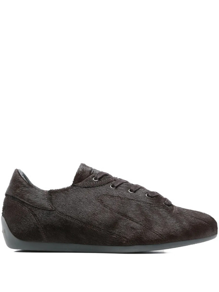  Paloma Wool Brushed-effect Lace-up Sneakers - Brown 