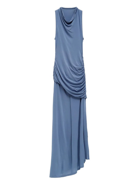  Paloma Wool Draped Gathered Dress - Blue 