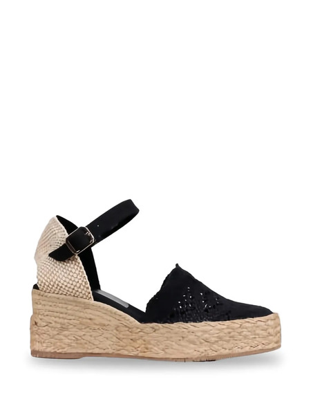  Palomitas By Paloma Barcelò Black Heeled Espadrilles 