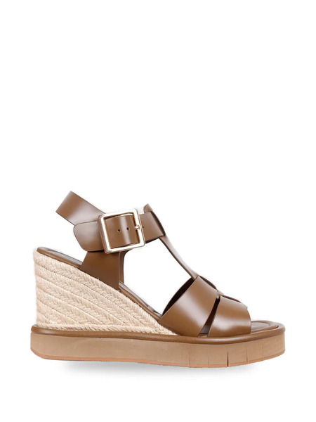  Palomitas By Paloma Barcelò Strappy Wedge-heel Espadrilles - Brown 