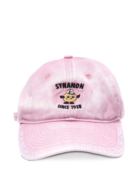  Paly Washed-effect Baseball Cap - Pink 