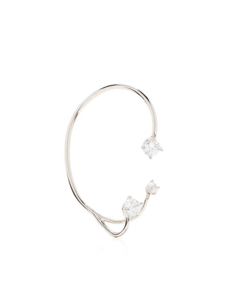  Panconesi Crystal Ear Cuff - Silver 