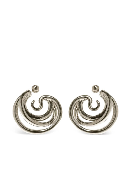  Panconesi Polished-finish Earrings - Silver 