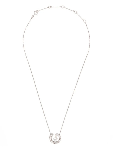  Panconesi Serpant Twisted-pendant Necklace - Silver 