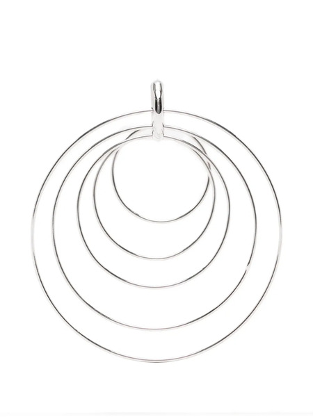  Panconesi Serpent Hoop Earings - Silver 