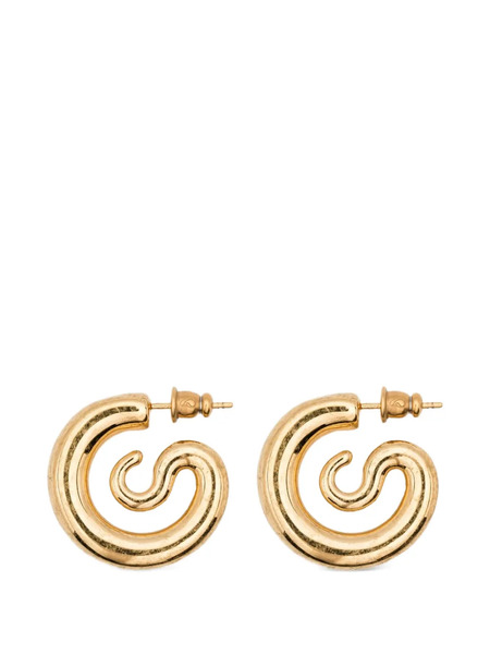  Panconesi Small Serpent Hoop Earrings - Gold 