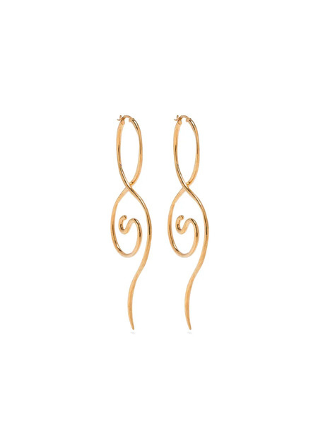  Panconesi Spiral Drop Earrings - Gold 