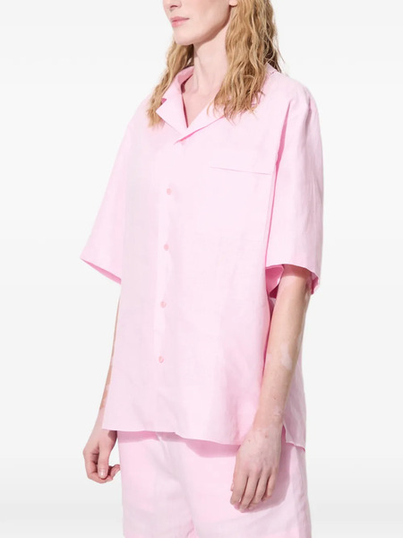 Pangaia Chest-pocket Short-sleeve Shirt - Pink 