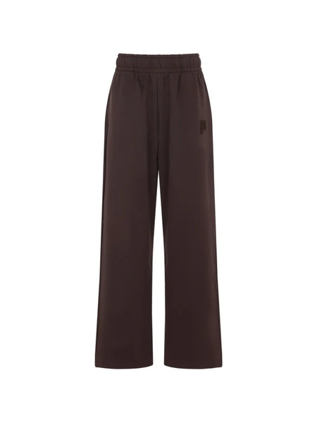  Pangaia Elasticated Embroidered Track Pants - Brown 