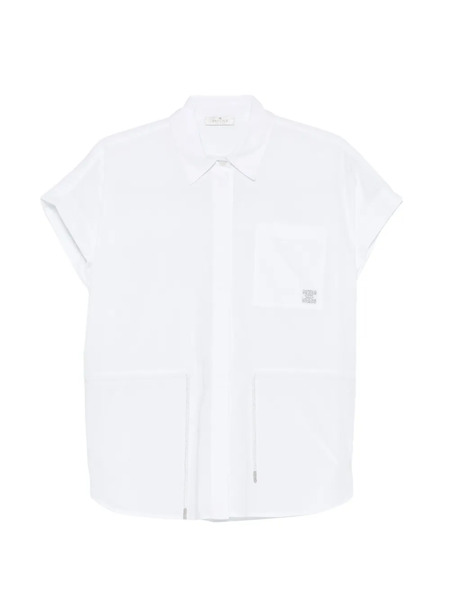  Panicale Drawstring Pocket Shirt - White 