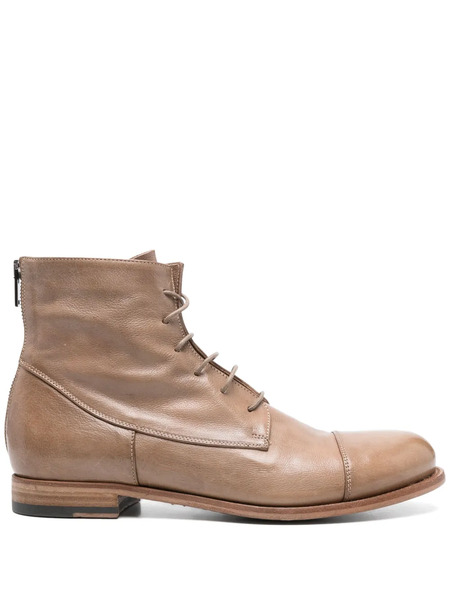  Pantanetti Leather Ankle Boots - Neutrals 