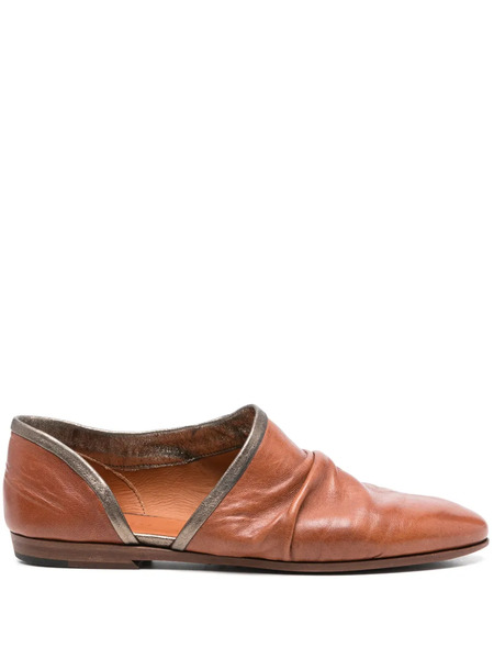  Pantanetti Leather Pumps - Brown 
