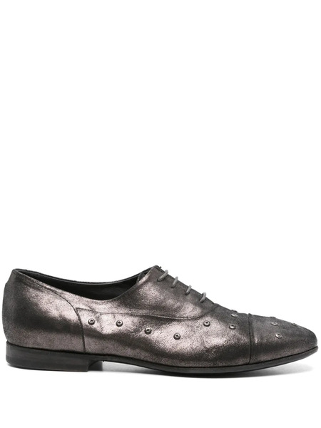  Pantanetti Metallic Derby Shoes - Grey 